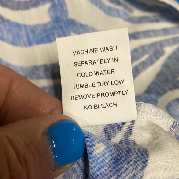 Barbara Gerwit by Tabitha Blue Quarter Sleeve Dress Size Large - Picture 8 of 8